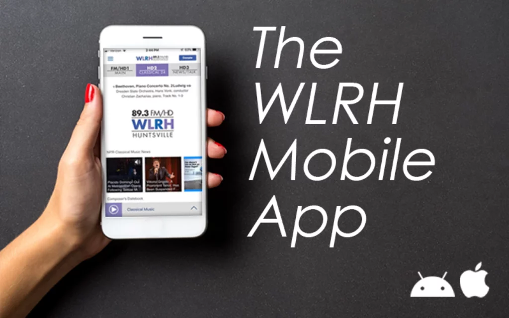 The WLRH Mobile App offers all the best content WLRH has to offer and more right in the palm of your hand.